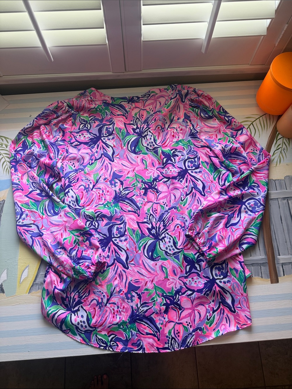 Lilly Pulitzer blouse size XL - Picture 8 of 8